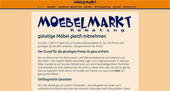 Desktop Screenshot of moebelmarkt-kemating.de